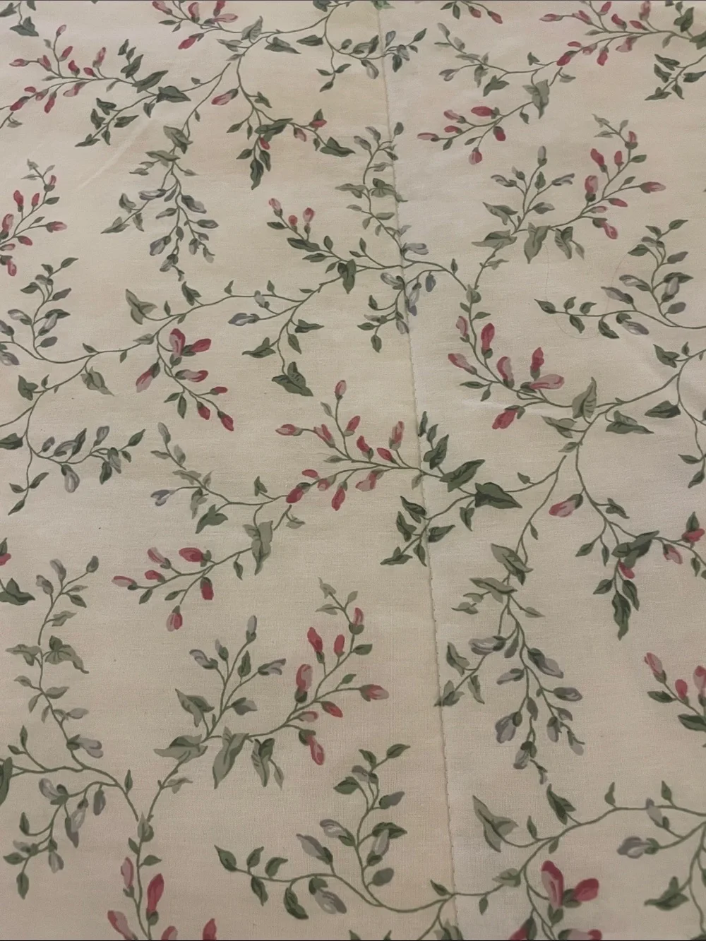 Vintage cottagecore Floral reversible comforter Bedspread shabby chic botanical